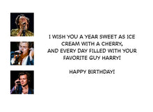 Load image into Gallery viewer, H Styles Birthday Card