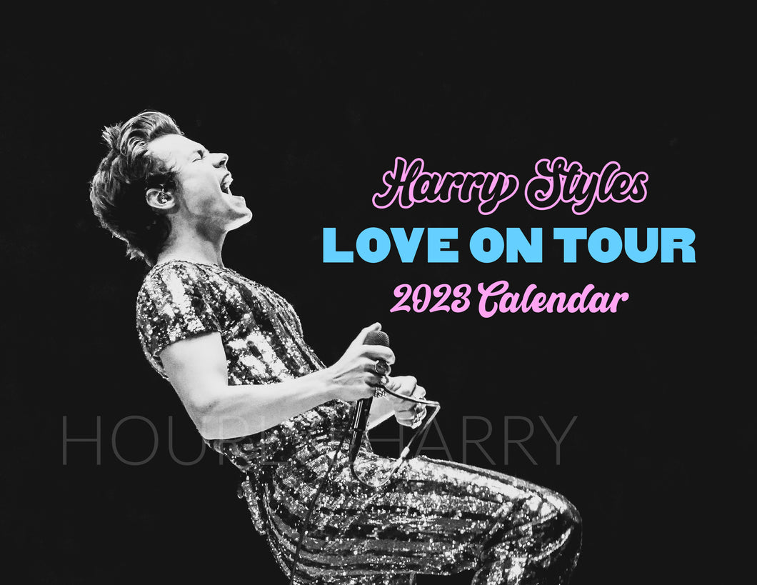 New 2023 Harry Love on Tour Calendar